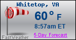Weather Forecast for Whitetop, VA