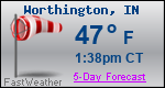 Weather Forecast for Worthington, IN