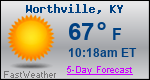 Weather Forecast for Worthville, KY